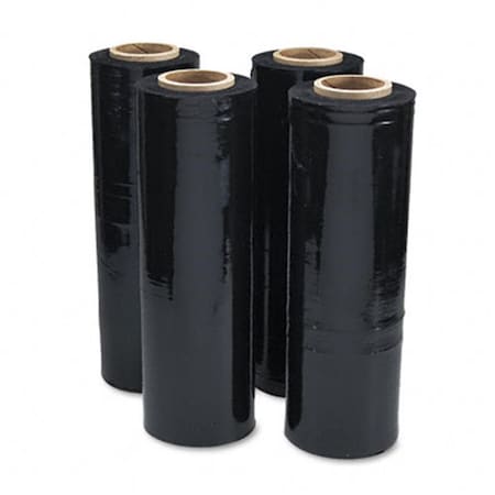 Universal Battery Universal Black Stretch Film 18W X 1 500 Roll 20 Micron 80 Gauge 4 Rolls/Carton 62120